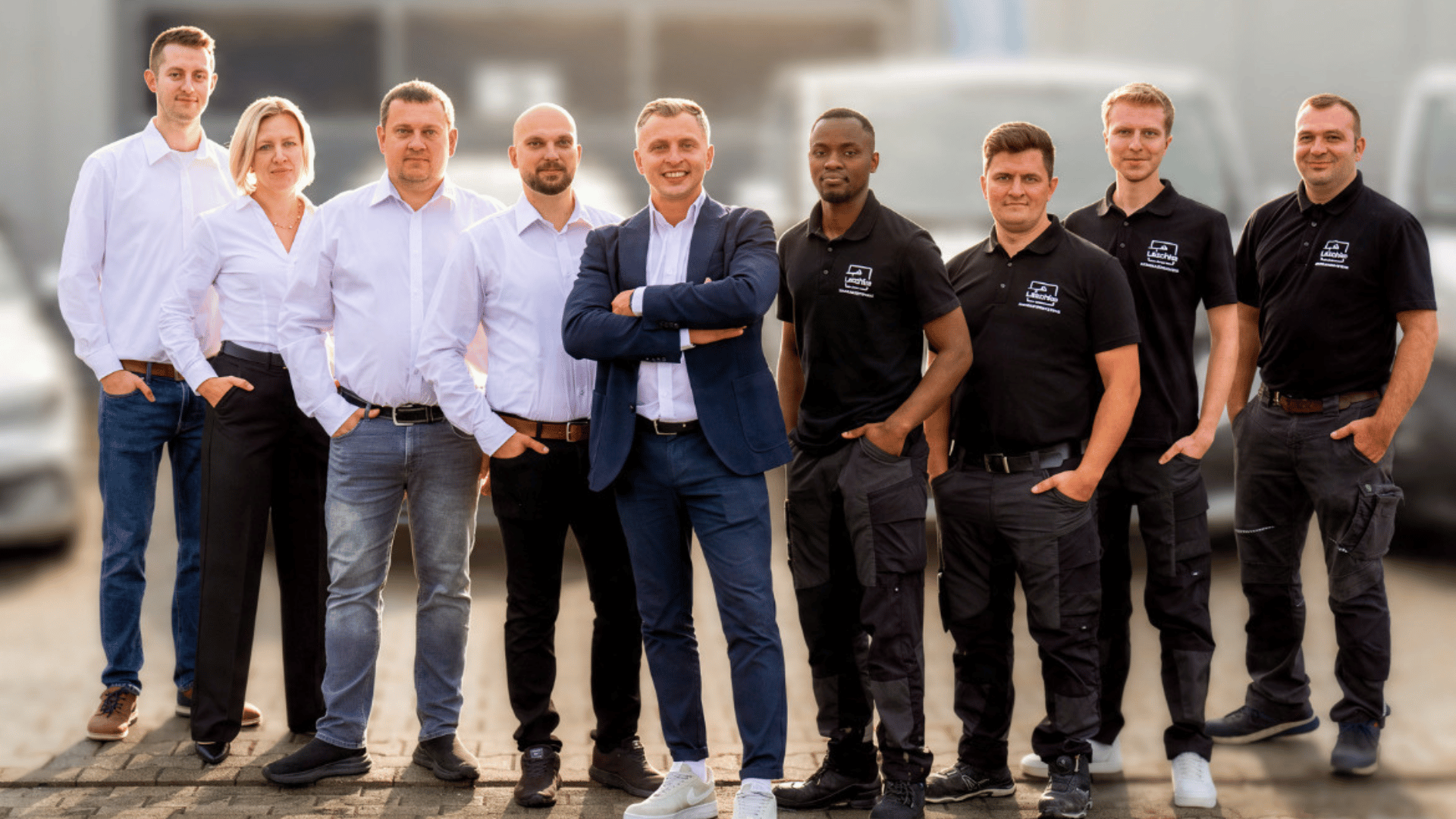 Das Team der Leschke Reinigungssysteme GmbH in Bösel